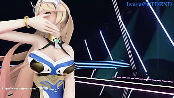 Preview 2 of Japan Wonder Lady - MMD R18 DANCE ELFA