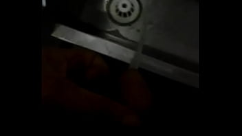 Preview 3 of Fuck And Hot Romance - Peeing into a stainless steel urinal