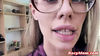 Preview 1 of 2man 1garls - Caught Cumming in Stepmom&#039_s Panties - Kyaa Chimera | step Mom and Son