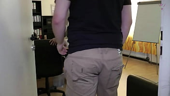 Preview 1 of Russian Job Mom Outdoor - He wants the job. Then he should fuck me!