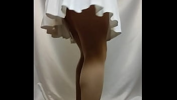 Preview 3 of Virtual Sex Cam - sabrinatgirl crossdresser jerks off and cum