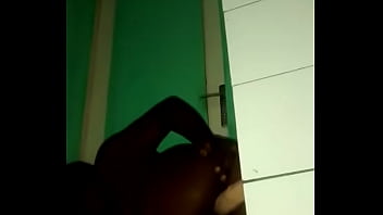 Preview 3 of Beby Sex Latin Kiara Mia - Horny Black girl stripping and trusting  dildo