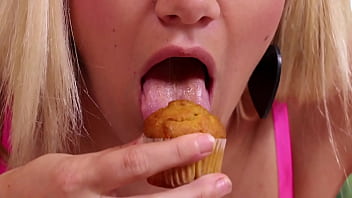Preview 1 of Real Brother Forces Sister - food porn - ass worship lesbians