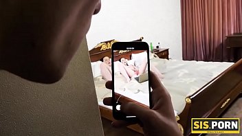 Preview 1 of Tube Videos Amateur Wars - SIS.PORN. Girl wanted to masturbate before bed but stepbrother had other plans for her