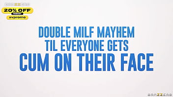 Preview 4 of Lick Fingers - Double MILF Mayhem Til Everyone Gets Cum On Their Face Ryan Keely,  Kaden Kole / Brazzers/ Enter XVPROMO on official site for discount