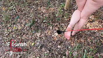 Preview 4 of Cuban Diamond Kitty - Anastasia Rose gets BDSM in Nature Disciplined Outdoors