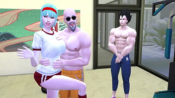 Preview 4 of Sex Allison Angel - Bulma Hermosa Esposa Entrenada Sexualmente por el Maestro roshi Marido Cornudo Dragon Ball Hentai NTR