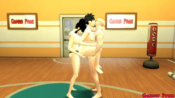 Preview 3 of Chiks Salsa - El Maestro Roshi Pervertido Entrena sexualmente a Chchi Milk y a Videl Hermosas Esposas Dragon Ball Hentai