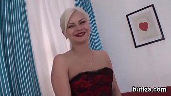 Preview 1 of 2in1xnxx Com Hd - Glamorous semi-naked skinny girl gets drilled in spread ass hole