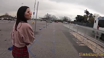 Preview 1 of A Hemafrodita - Big booty teen sucking dick