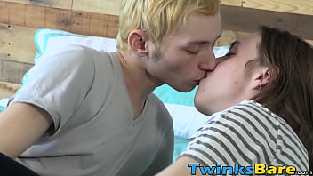 Preview 1 of Lndian Xxx Video - Petite twink Justin Stone ass stretched hardcore missionary