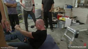 Preview 4 of Gave M - Redhead dp ffm fucked in public