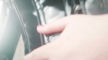 Preview 3 of Indian Dhongi Baba With Girl - Latex Rubber Selfie Video Catsuit Fetish Teasing by Arya Grander