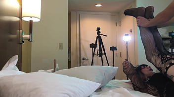 Preview 2 of Curvy Pegging - Goth TS Fucked