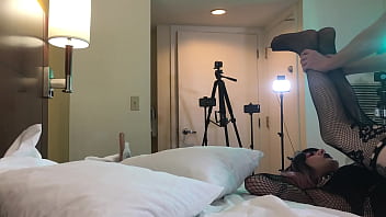 Preview 3 of Curvy Pegging - Goth TS Fucked
