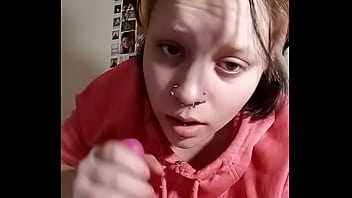 Preview 4 of Til Hd - 18 year old sucks pink dildo POV- Jade Rose