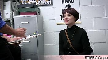 Preview 1 of 16 Years Old Xxx Vid - Sexy short haired brunette Jessica Ryan caught shoplifting and rough fucked
