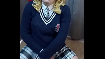 Preview 2 of Xnxx Malti - crossdresser jerks off and cum