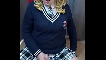Preview 3 of Xnxx Malti - crossdresser jerks off and cum