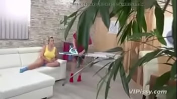 Preview 2 of Xxx Video Madam And Sir - Gorgeous-Blondes-Enjoy-Hardcore-Pissing-Session