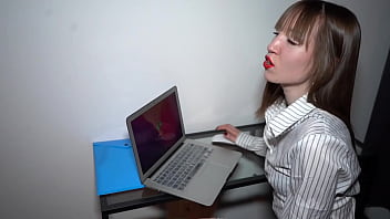 Preview 1 of Footsiebabescom - ROUGH fuck at the office with Boss Lady
