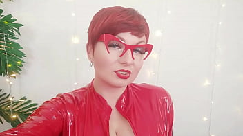 Preview 2 of Seel Kulta - Role Play Selfie Video Teacher Mistress in PVC (Arya Grander)