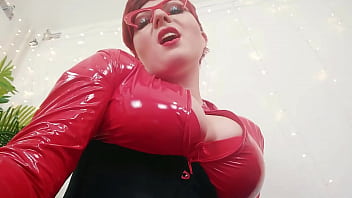 Preview 3 of Seel Kulta - Role Play Selfie Video Teacher Mistress in PVC (Arya Grander)