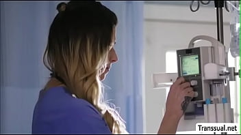 Preview 1 of Daddy Stop Mom - TS Casey help her Patients anal needs