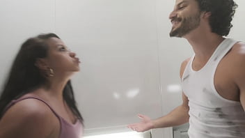 Preview 2 of Sunny Laone Saxe - My ex wife came to my new job yelling about some money,  got dick instead