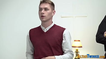 Preview 1 of Pick Axe - Catholic hunk sucking cock