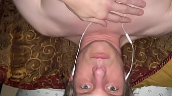Preview 2 of Licking Pussy Under Table Cum - Smallest Dick Ever Ladies?