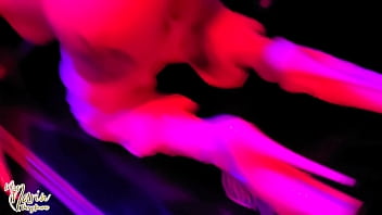 Preview 3 of Natasha Malkova 1080p - Damos rico lesbian en club swinger Guadalajara junto con mi novia