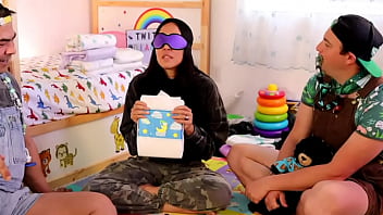 Preview 4 of Big Tample - ABDL Diaper Blindfolded Guessing Game
