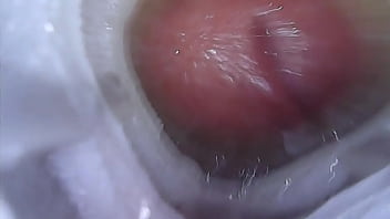 Preview 3 of Russian Milt - Closeup inside view of fucking and cuming in fleshlight