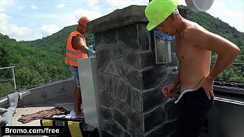 Preview 1 of Aka Nah - Dee Caught Duncan Sheen Masturbating At Work And Started Fucking Him - Bromo