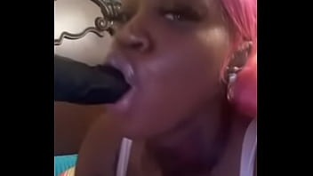 Preview 4 of Uk Slag4 - Candie colee Sucking Dildo For Fun