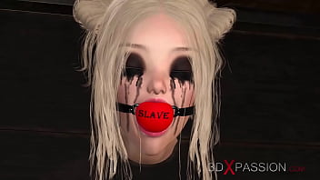 Preview 2 of Orgy Old - Hot hardcore shemale in latex outsuit bangs a sexy girl in the basement