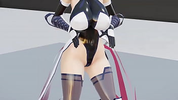 Preview 1 of Imdian Cheat - MMD R18 T A I M A N I N Mizuki Shiranui R18 [A]ddiction