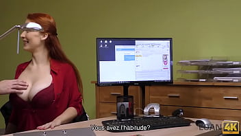 Preview 2 of Aunty Put My Dick 2016 - LOAN4K. Rousse a des relations sexuelles spontan&eacute_es au bureau avec un agent de cr&eacute_dit