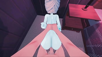 Preview 2 of Bisexual Girl Porn - Pearl spits out your cum POV before getting fucked on the bed - Steven Universe Hentai.