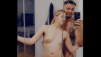 Preview 1 of Elle Demande Une Fessee - Filipino BBC Asklepios Mirror Fucks Tiny Petite Teen Aphrodites in Parents Bathroom