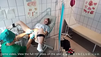 Preview 3 of Mistress Pierces Slave Nipples6 - Exelent orgasm on gyno chair