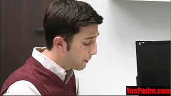 Preview 1 of Boollywood Nude - School Boy Spanked and Rimmed by the horny priest- YesPadre.com