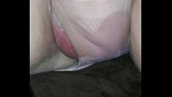 Preview 1 of Petite 18 Double Team - Pissing in my panties