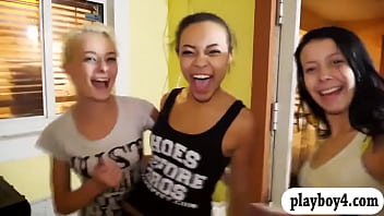 Preview 2 of Korcea Girl - Sultry blonde babe with big tits drilled in the toilet