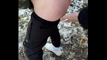 Preview 3 of Xxx Swallowing Vids - Sledding day turns into Extreme cum play day with massively HUNG Local Lad This is So cute- his Just turned 18