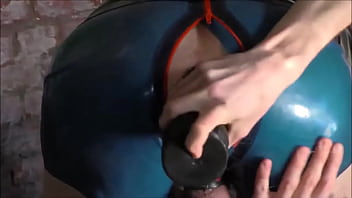 Preview 4 of Videos Xxxxcom - Skinny rubber sounding &amp_ dildo play