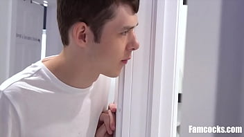 Preview 1 of Mom Srmrmex - Twink step Son Helps In The Shower- Jaz Thirio,  Dakota Lovell