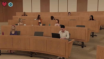 Preview 4 of Xxxdong Xvideo - Elmwood University #20 - Cute Asian With Small Tits Wants To Kiss