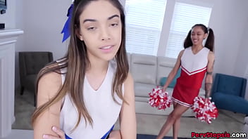 Preview 1 of Arab Saldi - Luckily,  there&rsquo_s enough of me to go around&hellip_ And when they show up in their sexy cheerleader costumes,  I know I have to have both their young pussies at the same time. I turn them out and make them scream for more.